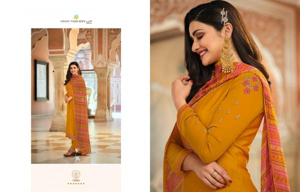 Vinay Silkina Royal Crepe 35 Festive Wear Embroidery Salwar Suits